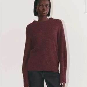 Everlane Cocoon Crewneck in Alpaca